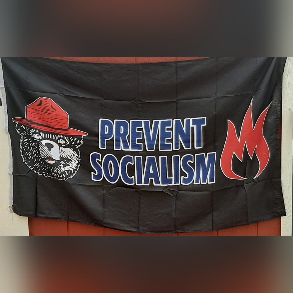 Prevent Socialism 3'x5' Flag